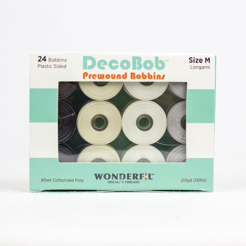 DecoBob Prewound Bobbins Size M 24ct
